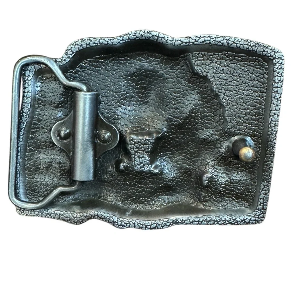 United States Airforce Belt Buckle - Silver, Red, and Blue